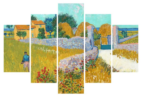 Kép - Vincent van Gogh, Farmhouse in Provence, reprodukciók (150x105 cm)