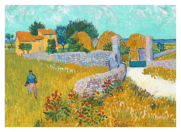 Kép - Vincent van Gogh, Farmhouse in Provence, reprodukciók (70x50 cm)