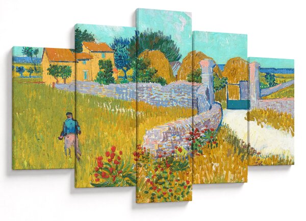 Kép - Vincent van Gogh, Farmhouse in Provence, reprodukciók (150x105 cm)