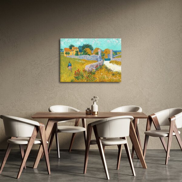 Kép - Vincent van Gogh, Farmhouse in Provence, reprodukciók (70x50 cm)