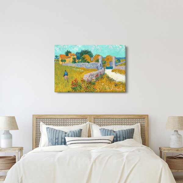 Kép - Vincent van Gogh, Farmhouse in Provence, reprodukciók (90x60 cm)