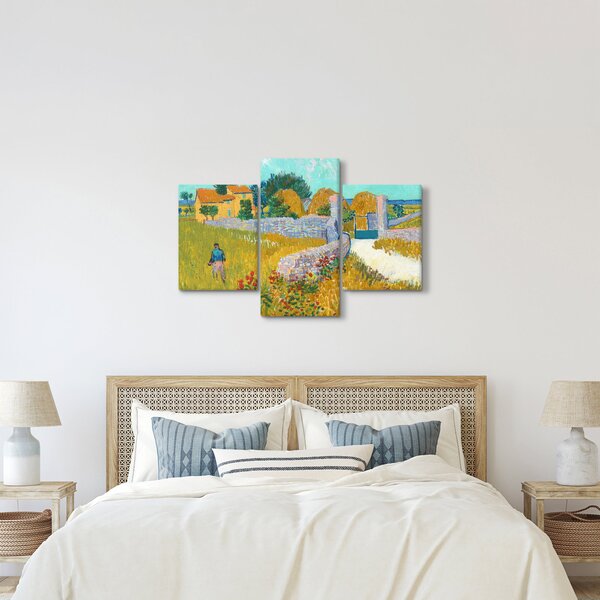 Kép - Vincent van Gogh, Farmhouse in Provence, reprodukciók (90x60 cm)