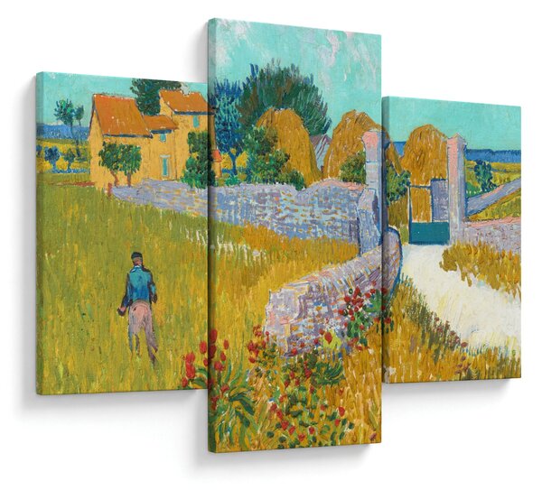 Kép - Vincent van Gogh, Farmhouse in Provence, reprodukciók (90x60 cm)