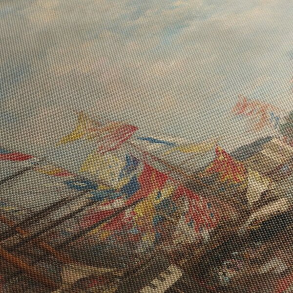 Kép - Eugène Boudin, Festival in the Harbor of Honfleur, reprodukciók (90x60 cm)