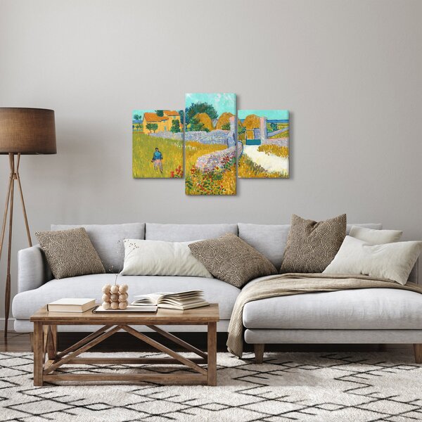 Kép - Vincent van Gogh, Farmhouse in Provence, reprodukciók (90x60 cm)
