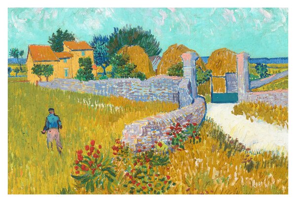 Kép - Vincent van Gogh, Farmhouse in Provence, reprodukciók (90x60 cm)