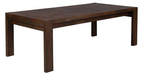 Sötét natúr színű tömörfa dohányzóasztal 60x120 cm Bruneau – Dutchbone
