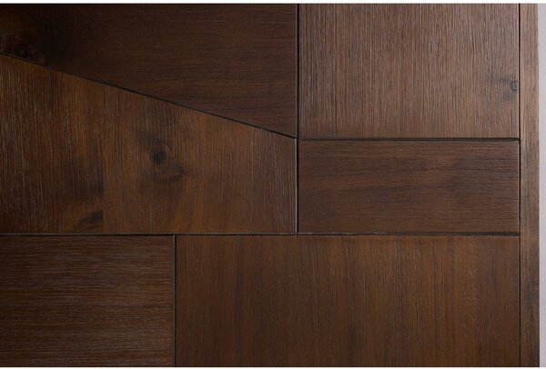 Sötét natúr színű tömörfa dohányzóasztal 60x120 cm Bruneau – Dutchbone