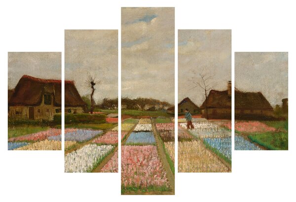 Kép - Vincent van Gogh, Flower Beds in Holland, reprodukciók (150x105 cm)