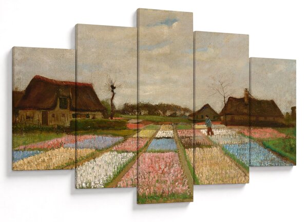 Kép - Vincent van Gogh, Flower Beds in Holland, reprodukciók (150x105 cm)