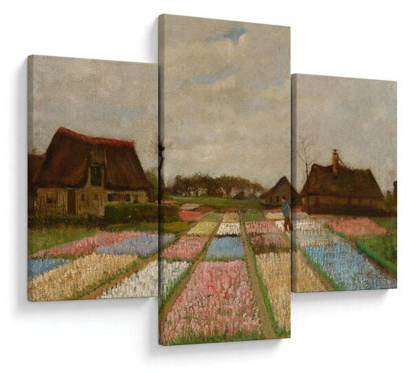 Kép - Vincent van Gogh, Flower Beds in Holland, reprodukciók (90x60 cm)