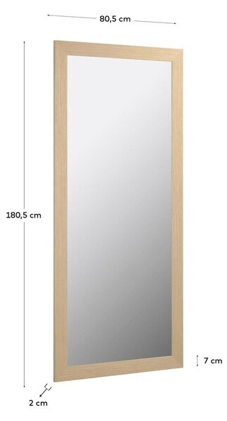 Fali tükör 80,5x180,5 cm Yvaine – Kave Home