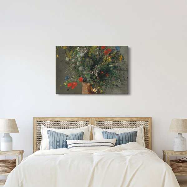 Kép - Auguste Renoir, Flowers in a Vase, reprodukciók (90x60 cm)