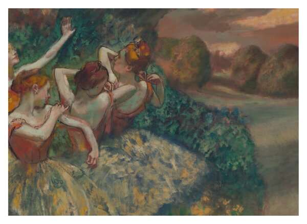 Kép - Edgar Degas, Four Dancers, reprodukciók (70x50 cm)