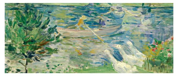 Kép - Berthe Morisot, Girl in a Boat with Geese, reprodukciók (120x50 cm)