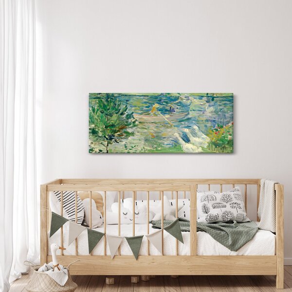 Kép - Berthe Morisot, Girl in a Boat with Geese, reprodukciók (120x50 cm)