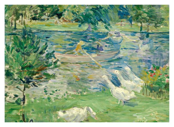 Kép - Berthe Morisot, Girl in a Boat with Geese, reprodukciók (70x50 cm)