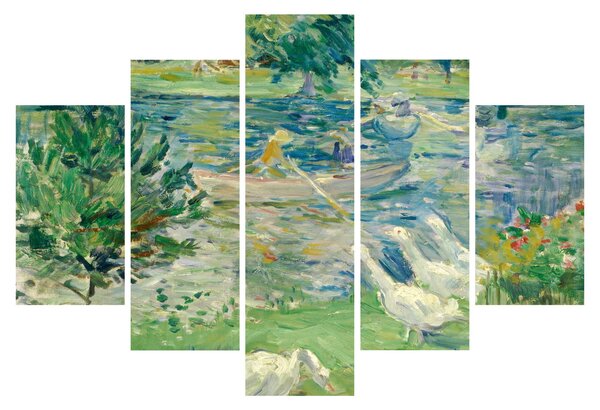 Kép - Berthe Morisot, Girl in a Boat with Geese, reprodukciók (150x105 cm)