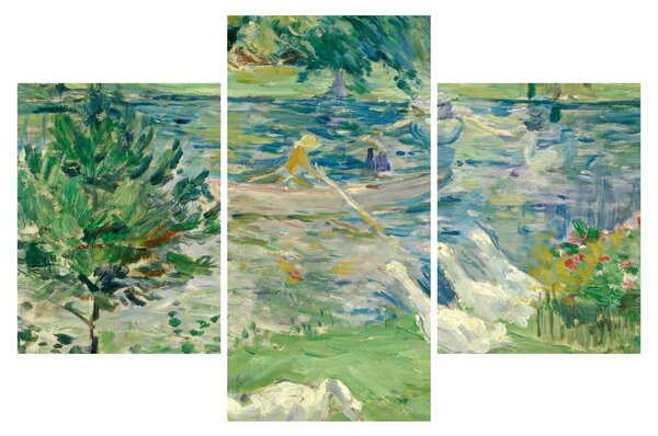 Kép - Berthe Morisot, Girl in a Boat with Geese, reprodukciók (90x60 cm)