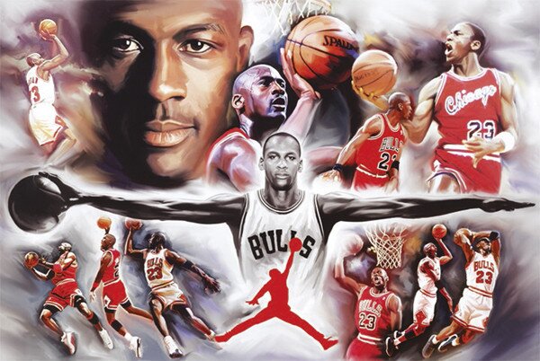 Plakát Michael Jordan - collage