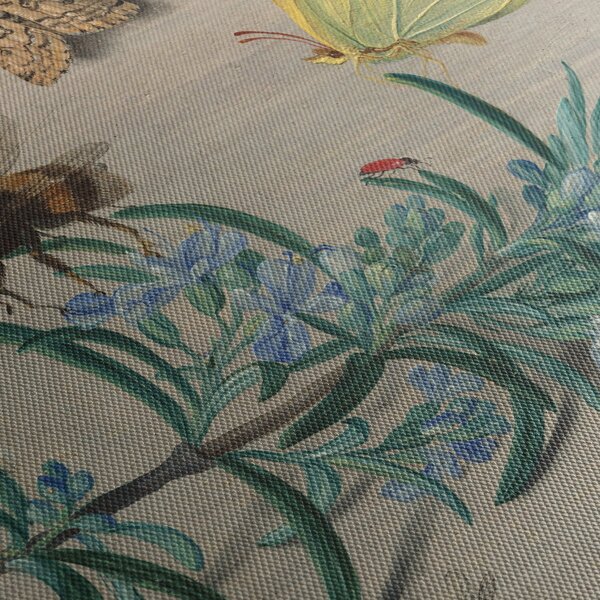 Kép - Jan van Kessel the Elder, Insects and a Sprig of Rosemary, reprodukciók (120x50 cm)