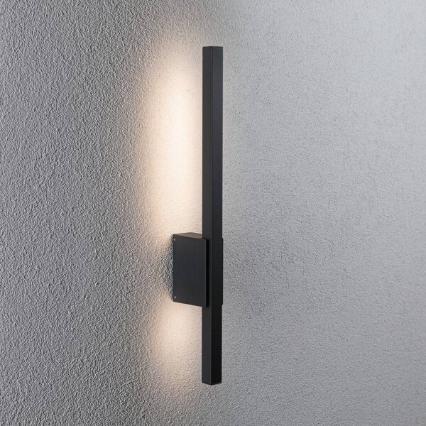 Paulmann Stan LED kültéri fali lámpa 60 cm, Fekete, Alumínium, Modern