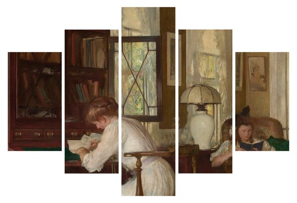 Kép - Edmund Tarbell, Josephine and Mercie, reprodukciók (150x105 cm)