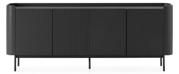 Fekete komód 200x80x40 cm Willa – MOME