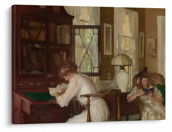 Kép - Edmund Tarbell, Josephine and Mercie, reprodukciók (70x50 cm)