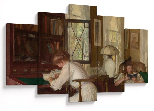 Kép - Edmund Tarbell, Josephine and Mercie, reprodukciók (150x105 cm)