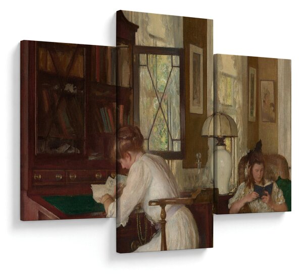 Kép - Edmund Tarbell, Josephine and Mercie, reprodukciók (90x60 cm)