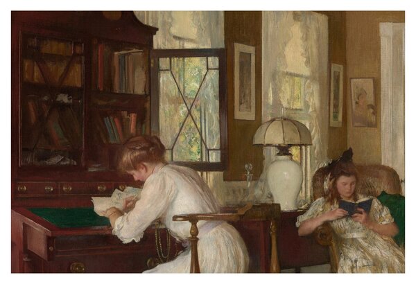 Kép - Edmund Tarbell, Josephine and Mercie, reprodukciók (90x60 cm)