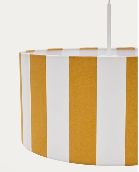 Sárga-fehér gyerek lámpabúra ø 40 cm Ciral – Kave Home