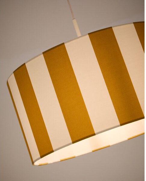 Sárga-fehér gyerek lámpabúra ø 40 cm Ciral – Kave Home