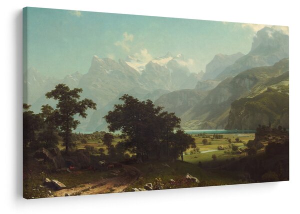Kép - Albert Bierstadt, Lake Lucerne, reprodukciók (90x60 cm)