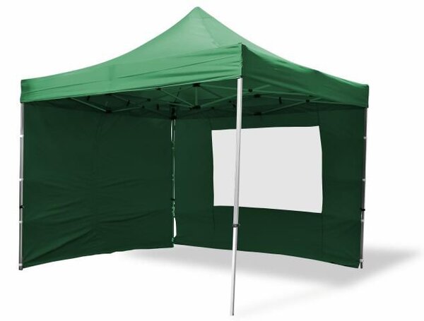 Kerti pavilon PROFI Zöld 3 x 3 m + 4 oldalfallal