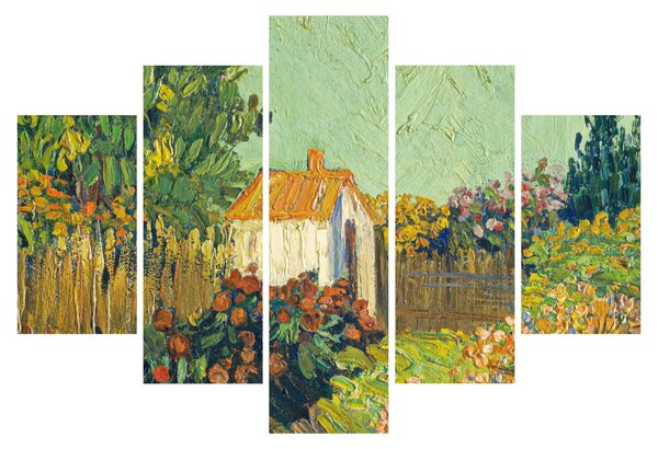 Kép - Imitator of Vincent van Gogh, Landscape, reprodukciók (150x105 cm)