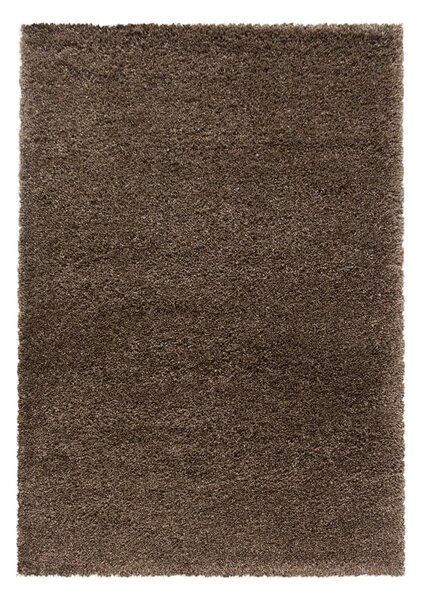 Sötétbarna szőnyeg 60x110 cm Fluffy – Ayyildiz Carpets