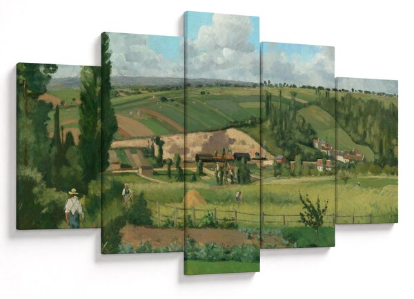 Kép - Camille Pissarro, Landscape at Les Pâtis, Pontoise, reprodukciók (150x105 cm)
