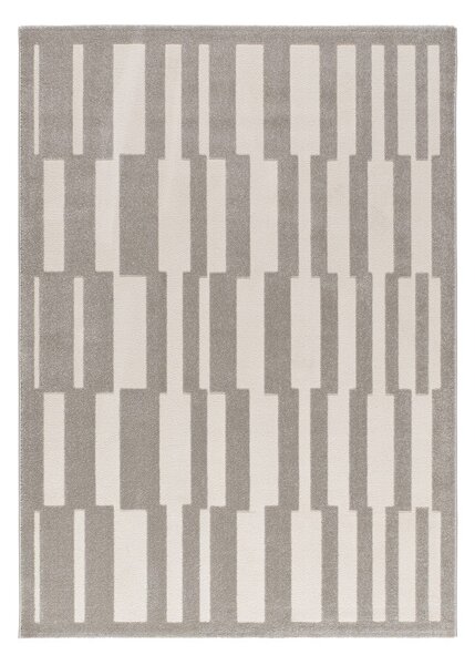 Krémszínű-szürkésbarna szőnyeg 80x150 cm Baresa – Universal