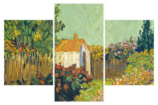 Kép - Imitator of Vincent van Gogh, Landscape, reprodukciók (90x60 cm)