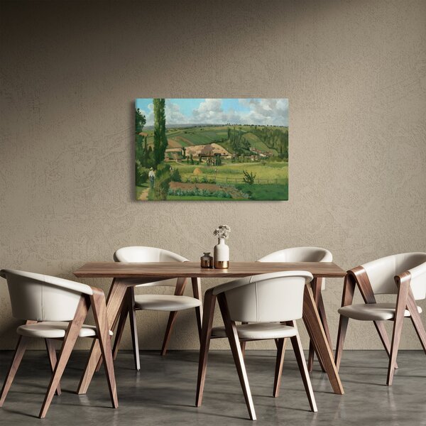 Kép - Camille Pissarro, Landscape at Les Pâtis, Pontoise, reprodukciók (90x60 cm)
