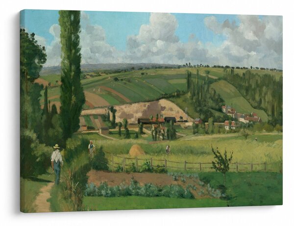 Kép - Camille Pissarro, Landscape at Les Pâtis, Pontoise, reprodukciók (70x50 cm)