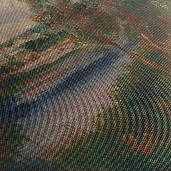 Kép - Auguste Renoir, Landscape at Vetheuil, reprodukciók (120x50 cm)
