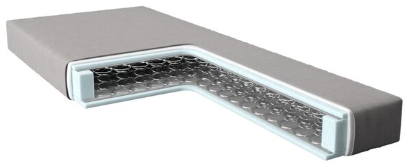 DELIFE Matracok Dream ágyhoz 140x200x14 bonell matrac szürke szett 2x 70x200