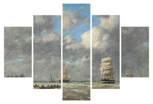 Kép - Eugène Boudin, Le Havre, reprodukciók (150x105 cm)