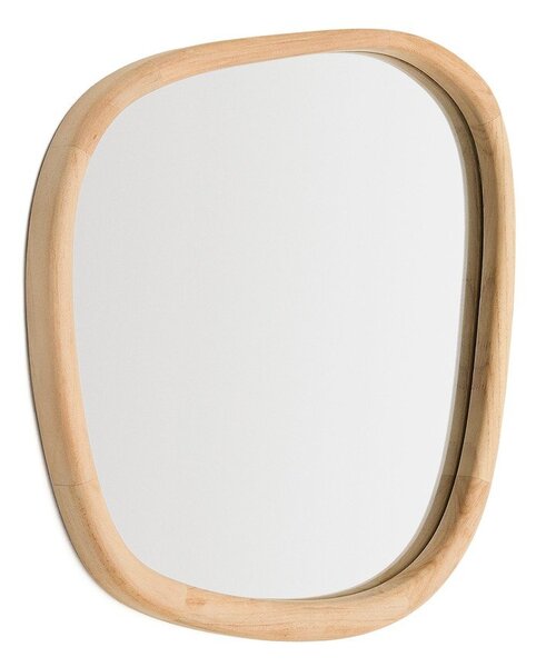 Fali tükör tömörfa kerettel 45,5x47 cm Alura – Kave Home