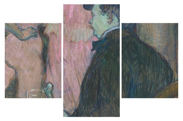 Kép - Henri de Toulouse-Lautrec, Maxime Dethomas, reprodukciók (90x60 cm)