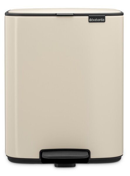 Bézs acél pedálos szemetes 12 l Bo – Brabantia