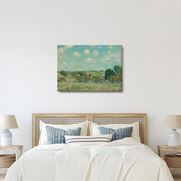Kép - Alfred Sisley, Meadow, reprodukciók (70x50 cm)